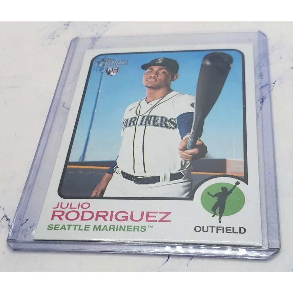 2022 Topps Heritage High Number Julio Rodriguez #700 Rookie